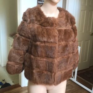 RABBIT FUR BOLERO/CAPELET